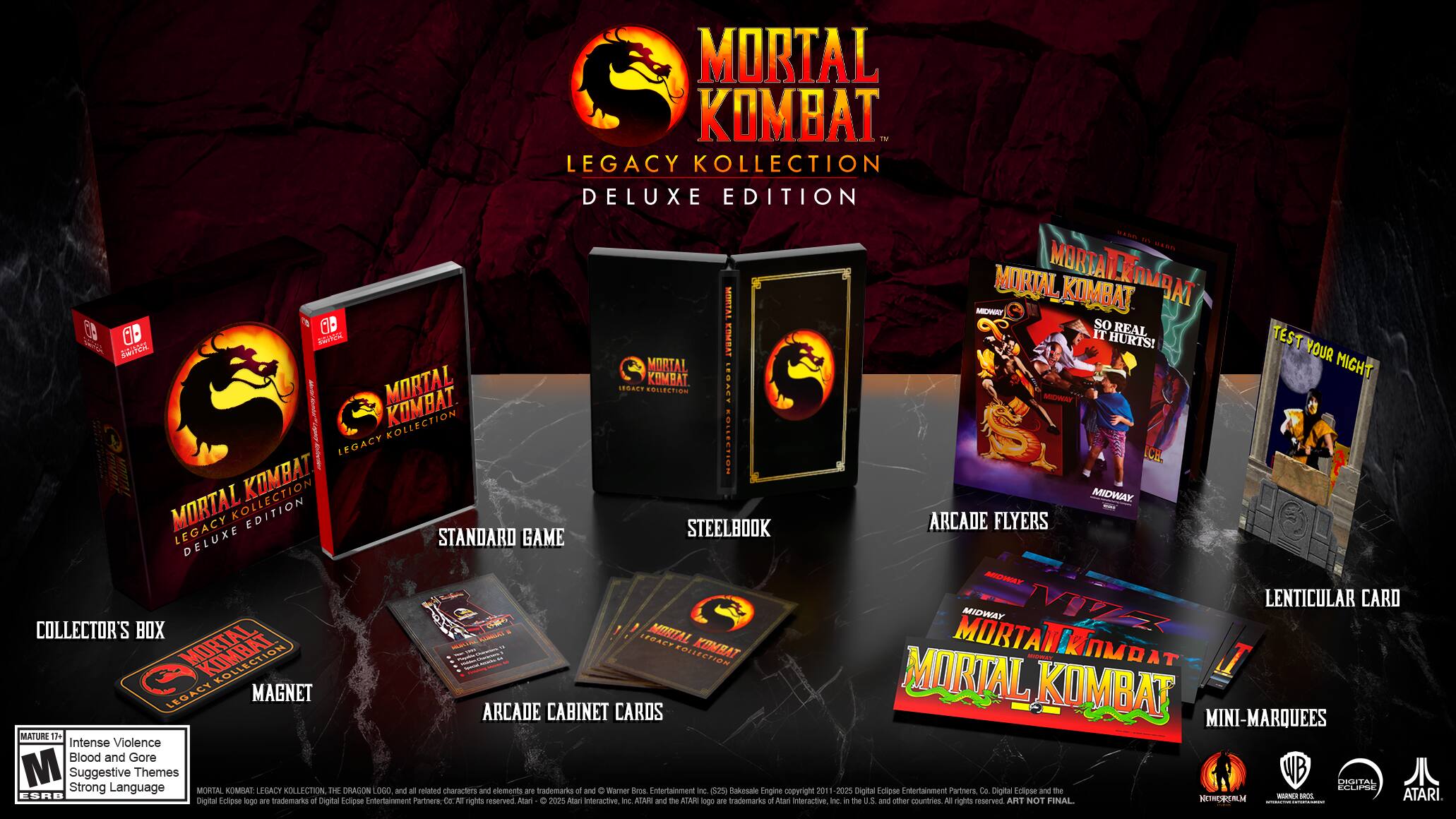 Mortal Kombat Legacy Collection Deluxe Edition

- Mortal Kombat Legacy Collection Deluxe Edition
- Standard Game
- Steelbook
- Collector's Box
- Magnet
- Arcade Cabinet Cards
- Arcade Flyers
- Lenticular Card
- Mini-Marquees

Mortal Kombat 9
- So Real It Hurts!
- Test Your Mortal Might

Mortal Kombat Legacy Collection Deluxe Edition
- Collector's Box
- Steelbook
- Arcade Flyers
- Lenticular Card
- Mini-Marquees

Mortal Kombat Legacy Collection Deluxe Edition
- Collector's Box
- Steelbook
- Arcade Flyers
- Lenticular Card
- Mini-Marquees

Mortal Kombat Legacy Collection Deluxe Edition
- Collector's Box
- Steelbook
- Arcade Flyers
- Lenticular Card
- Mini-Marquees

Mortal Kombat Legacy Collection Deluxe Edition
- Collector's Box
- Steelbook
- Arcade Flyers
- Lenticular Card
- Mini-Marquees

Mortal Kombat Legacy Collection Deluxe Edition
- Collector's Box
- Steelbook
- Arcade Flyers
- Lenticular Card
- Mini-Marquees

Mortal Kombat Legacy Collection Deluxe Edition
- Collector's Box
- Steelbook
- Arcade Flyers
- Lenticular Card
- Mini-Marquees

Mortal Kombat Legacy Collection Deluxe Edition
- Collector's Box
- Steelbook
- Arcade Flyers
- Lenticular Card
- Mini-Marquees

Mortal Kombat Legacy Collection Deluxe Edition
- Collector's Box
- Steelbook
- Arcade Flyers
- Lenticular Card
- Mini-Marquees

Mortal Kombat Legacy Collection Deluxe Edition
- Collector's Box
- Steelbook
- Arcade Flyers
- Lenticular Card
- Mini-Marquees

Mortal Kombat Legacy Collection Deluxe Edition
- Collector's Box
- Steelbook
- Arcade Flyers
- Lenticular Card
- Mini-Marquees

Mortal Kombat Legacy Collection Deluxe Edition
- Collector's Box
- Steelbook
- Arcade Flyers
- Lenticular Card
- Mini-Marquees

Mortal Kombat Legacy Collection Deluxe Edition
- Collector's Box
- Steelbook
- Arcade Flyers
- Lenticular Card
- Mini-Marquees

Mortal Kombat Legacy Collection Deluxe Edition
- Collector's Box
- Steelbook
- Arcade Flyers
- Lenticular Card