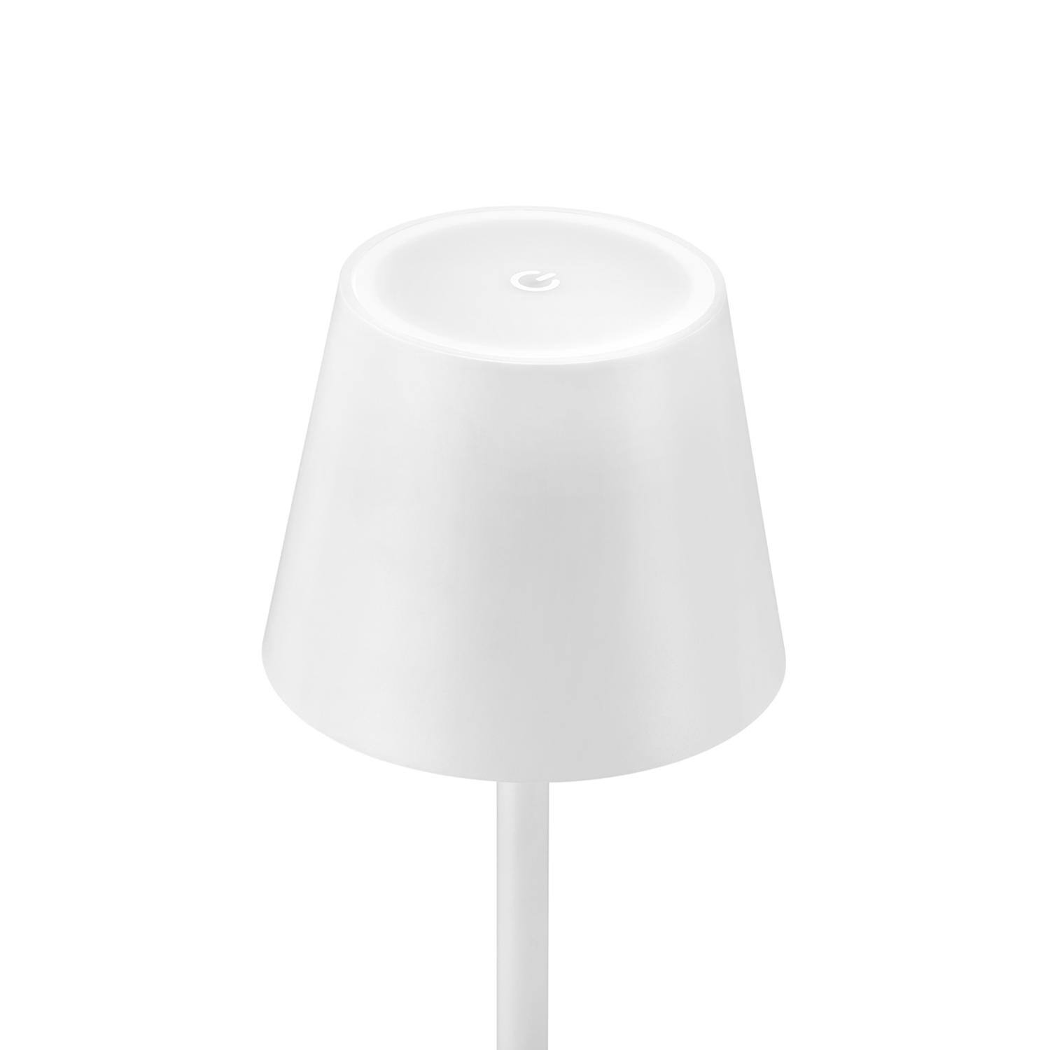 Left. Globe Electric - Globe Electric 15 in. Matte White Table Lamp.