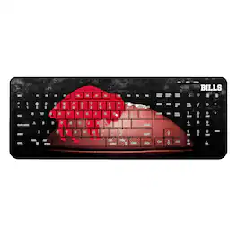 Keyscaper - Buffalo Bills Legendary Design Wireless Keyboard - Multicolor