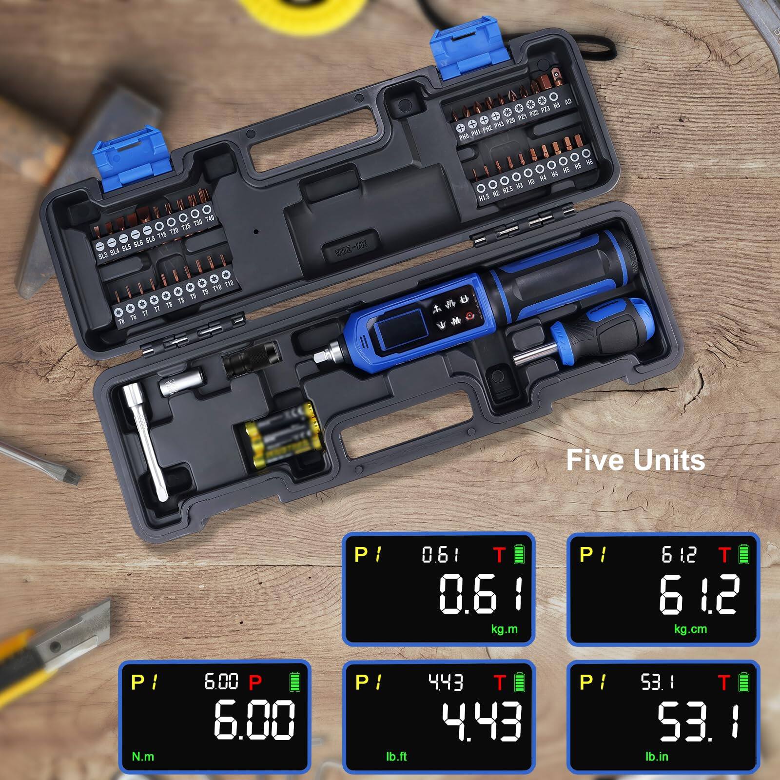 - a 1 . O 1 . . O OO P C + F20 POT C FC PI PRR Por . . . 130 TO .  TE T2s SLS 2LI  ILS IL1 . . . TH  C T 110  n O  TE . 11 . 1 TI T1 D EC - a .  . IS - e . R . a N4 O O a NTS DE WIS E Five Units P 0.61 T 0.6 kg.m PI 6 12 T 6 612 kg.cm PI N.m 6.00 P 6.00 PI lb.ft 443 T TIIIE 4.43 PI 53. 1 T 53.1 Ib.in

Corrected text:
- a 1 . O 1 . . O OO P C + F20 POT C FC PI PRR Por . . . 130 TO .  TE T2s SLS 2LI  ILS IL1 . . . TH  C T 110  n O  TE . 11 . 1 TI T1 D