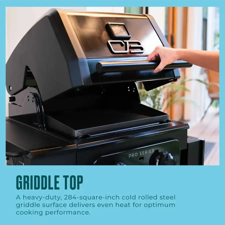 Alt View 26. Charbroil - Pro Series with Amplifire Infrared Technology 2-Burner Propane Gas Grill Cabinet, 463676724 - Black.