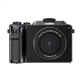 Cluzine - 4K Digital Camera, 48MP Vlogging Camera with 18X Zoom & Multiple Filters