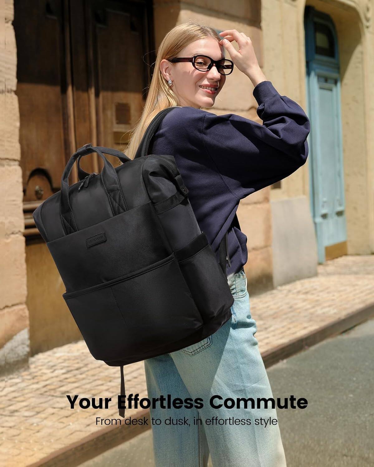 Your Effortless Commute  
From desk to dusk, in effortless style