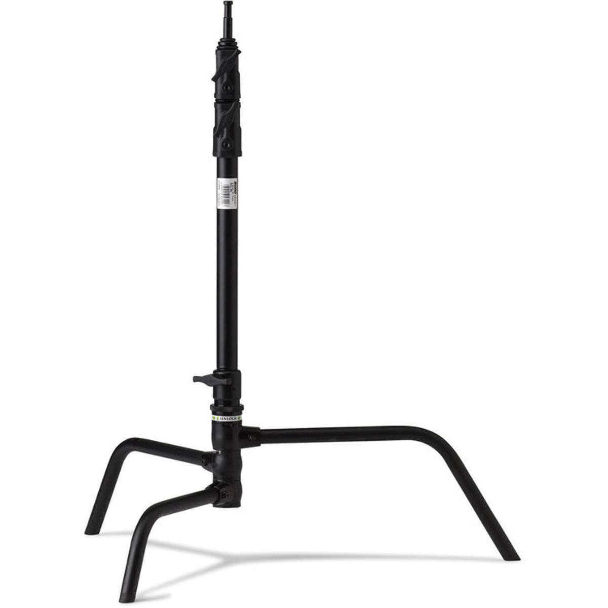 Front. Kupo - Kupo 20" Master Raiser C-Stand with Turtle Base, 68" Maximum Extension, 22lbs Load Capacity, Black.
