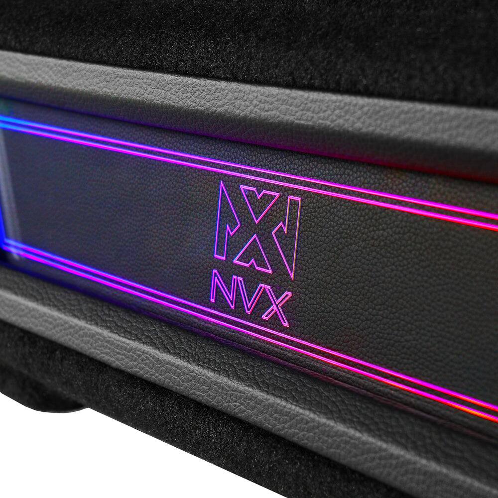 Alt View 1. NVX - 2008-2018 GM Crew Cab Trucks - 12in Sub Enclosure BE-GM-08SLVCC-S212 Custom Fit Under-seat Dual Empty Sealed Box.
