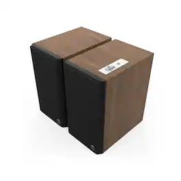 Klipsch - The Fives II Powered Bookshelf Speakers (Pair) - Walnut