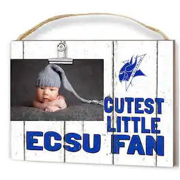 Jardine - ECSU Vikings 8'' x 10'' Cutest Little Weathered Logo Clip Photo Frame - White