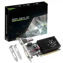 Dazzling Pops - GT 730 DDR3 128 bit Low Profile Graphics Card HDMI DVI VGA PC Video Card Computer GPU for Working Low