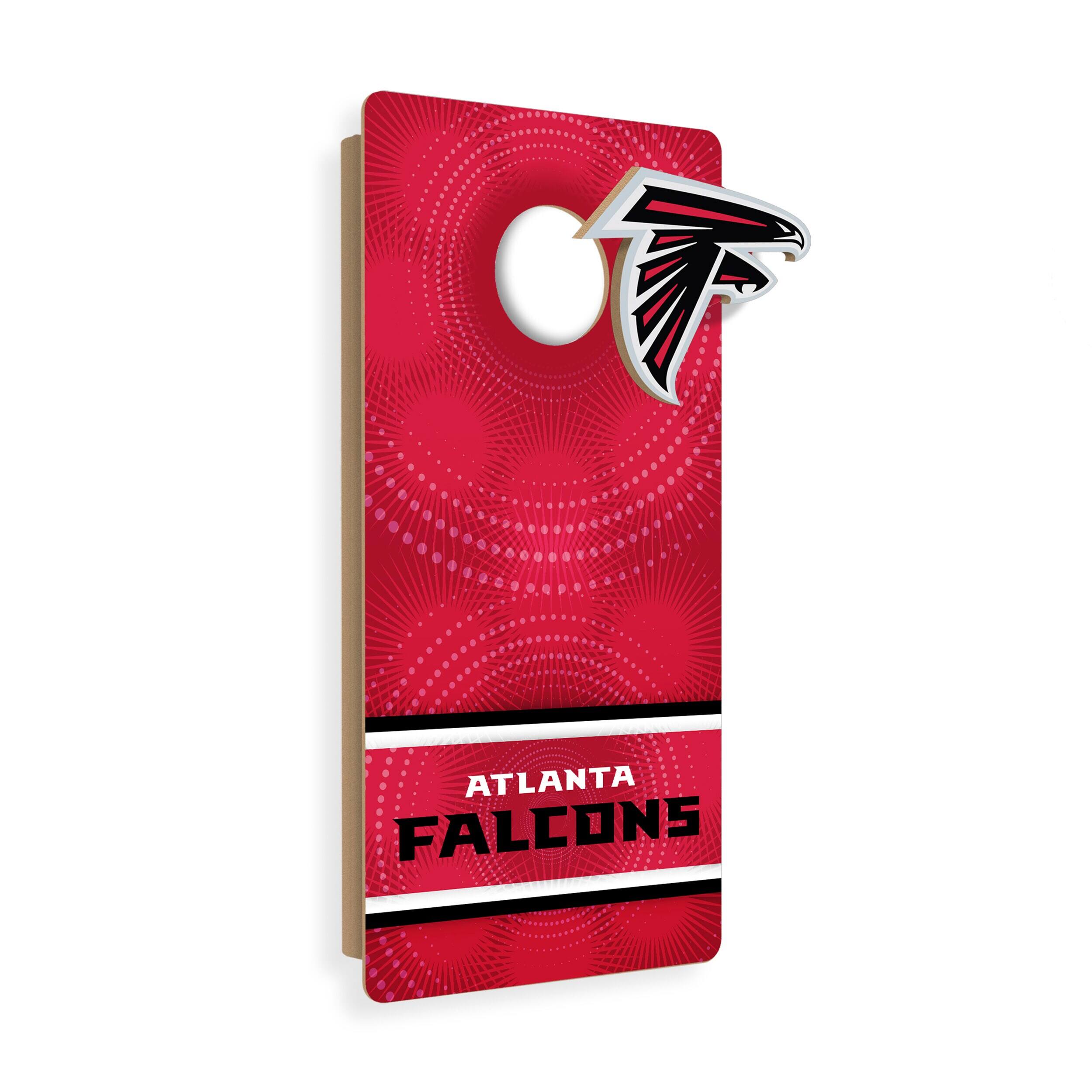Atlanta Falcons Wall Hanging Cornhole Board