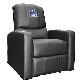 DreamSeat - Chicago White Sox Logo Stealth Manual Recliner - Black