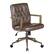 Angle. OSP Home Furnishings - Waltham Office Chair - Chocolate.