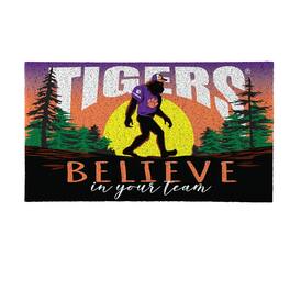 Evergreen Enterprises - Clemson Tigers 28" x 16" Bigfoot Believe in Your Team Turf Door Mat - Multicolor