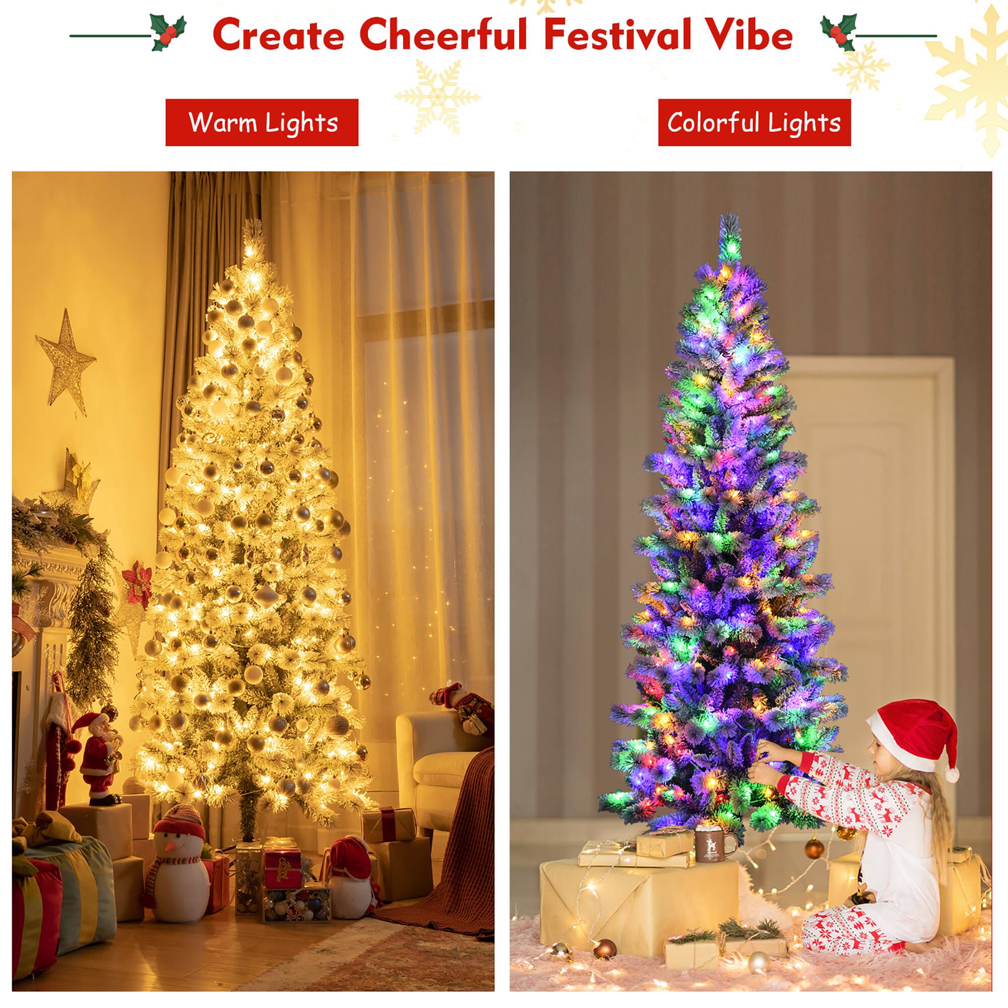 Create Cheerful Festival Vibe Warm Lights Colorful Lights