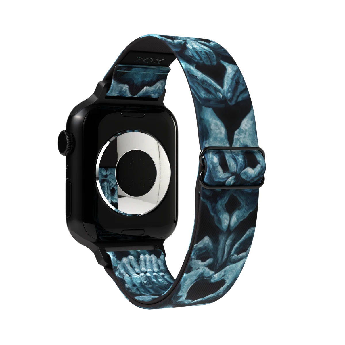 Front. ZOX - Which Way? Labyrinth NFC Smartwatch Band, 38/40/41mm - Blue.