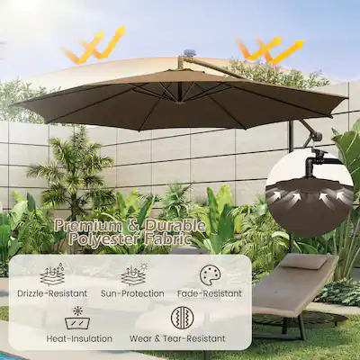 heated patio umbrella base Yaheetech 17.5" Outdoor Market Base, Black Perfect compact shade for your patio table 11 Best Patio Umbrellas of