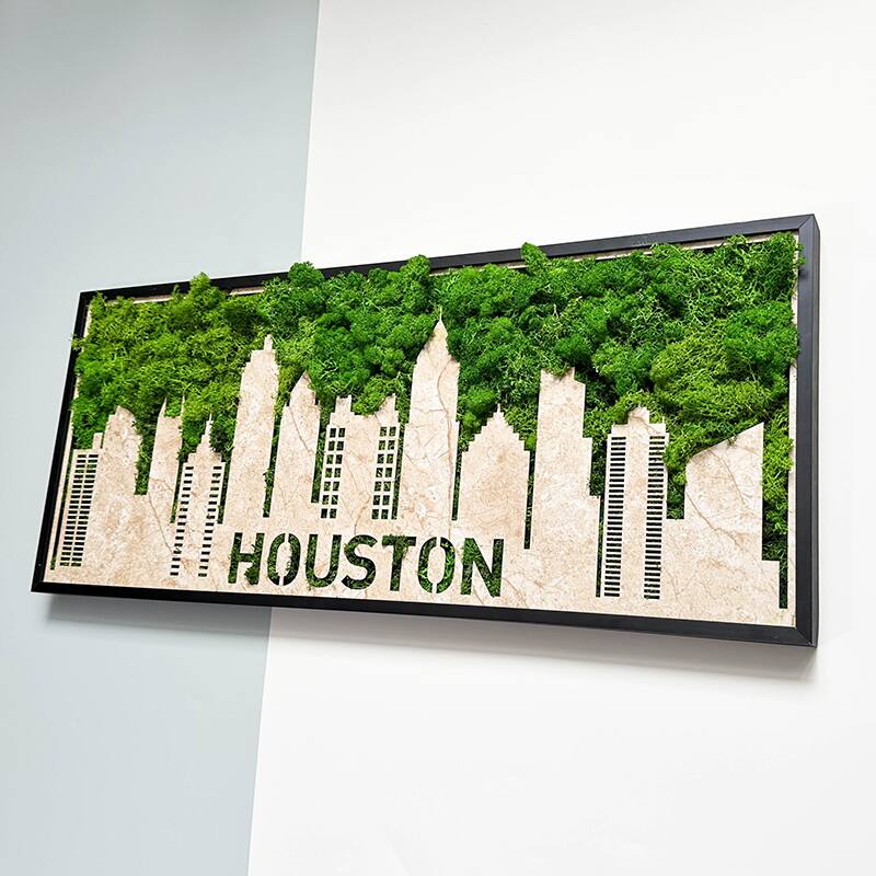 Angle. APRILSOUL - Hand Painted Dimensional Resin Wall Art - Silver.