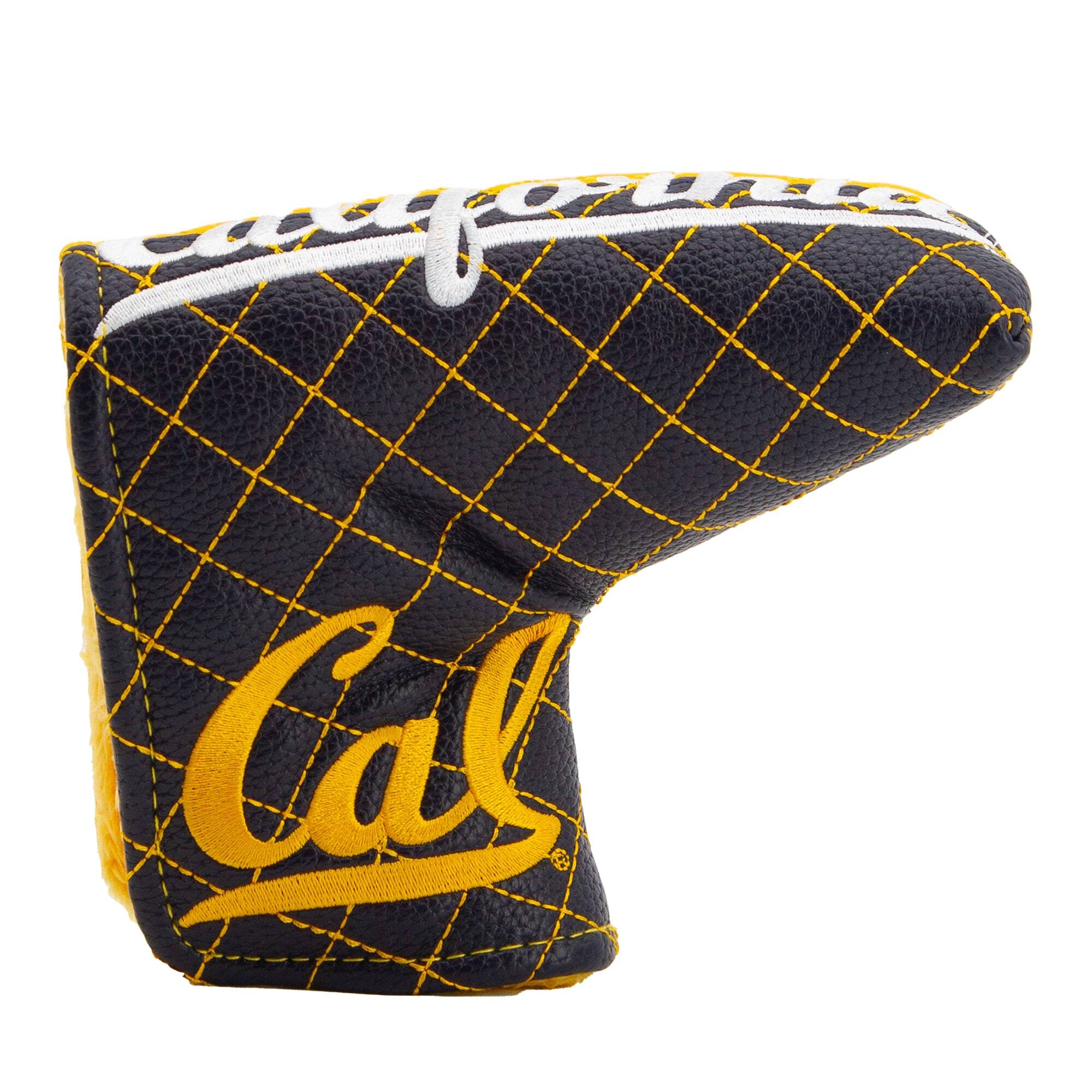 Front. Team Golf - Cal Bears Quilted Blade Putter Cover - Multicolor.