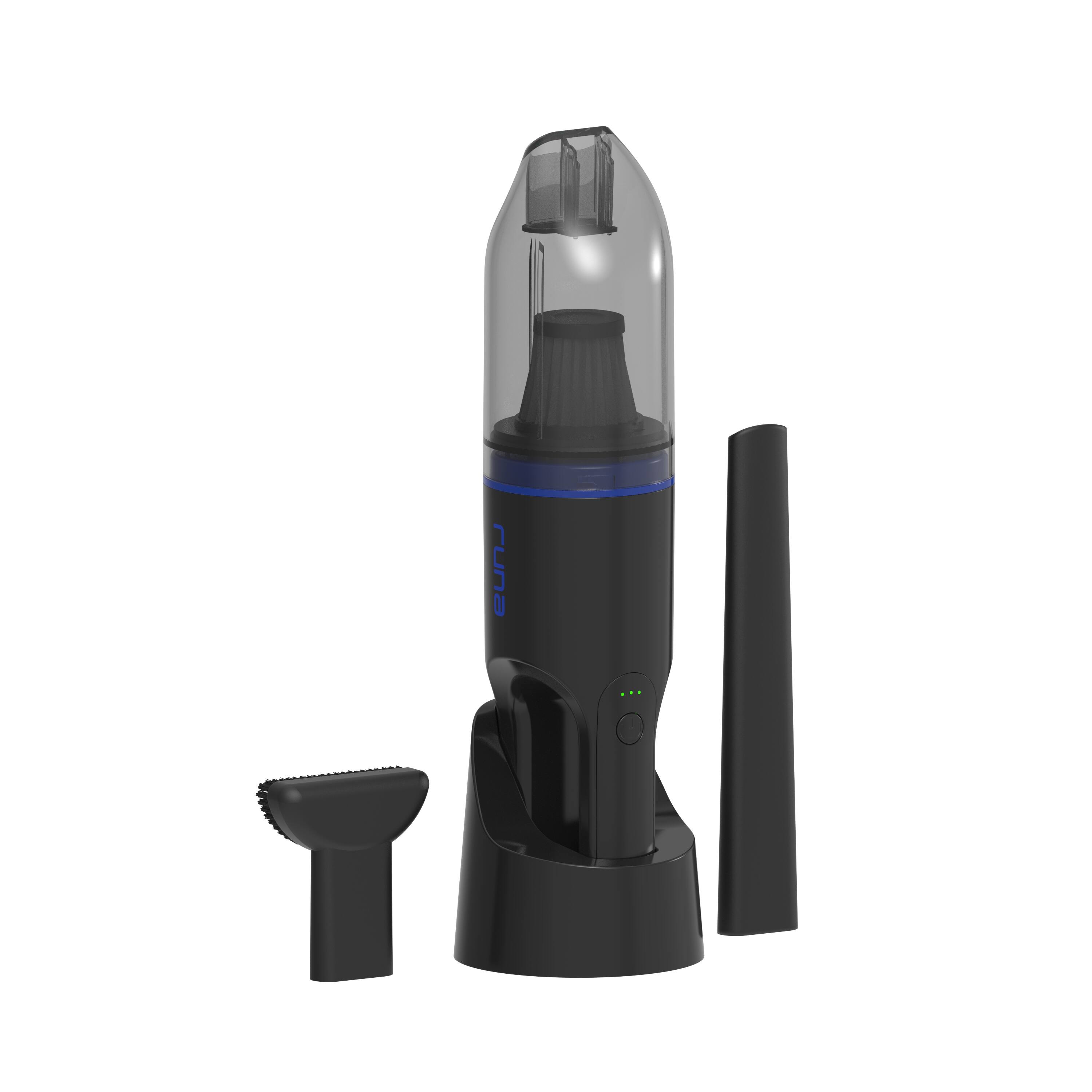 Angle. Tzumi - Runa Cordless Handheld Vacuum with USB Charging and Multiple Attachments.
