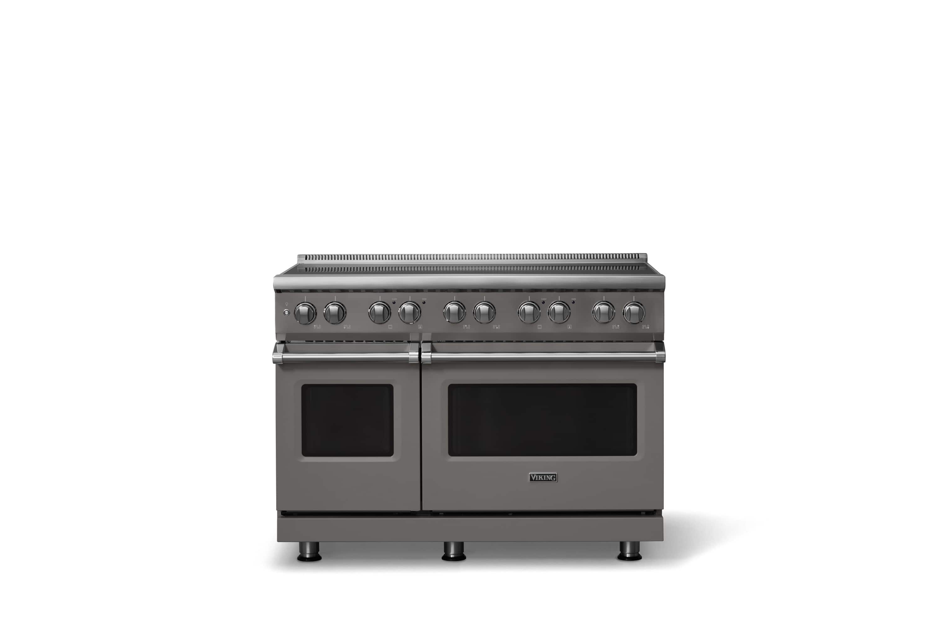Viking - 48 in. Wide 6 Elements Pro 5 Series 7.3 Cu. Ft. Freestanding 6 Element Induction Convection Range - Damascus Gray price history on PriceWatchPro