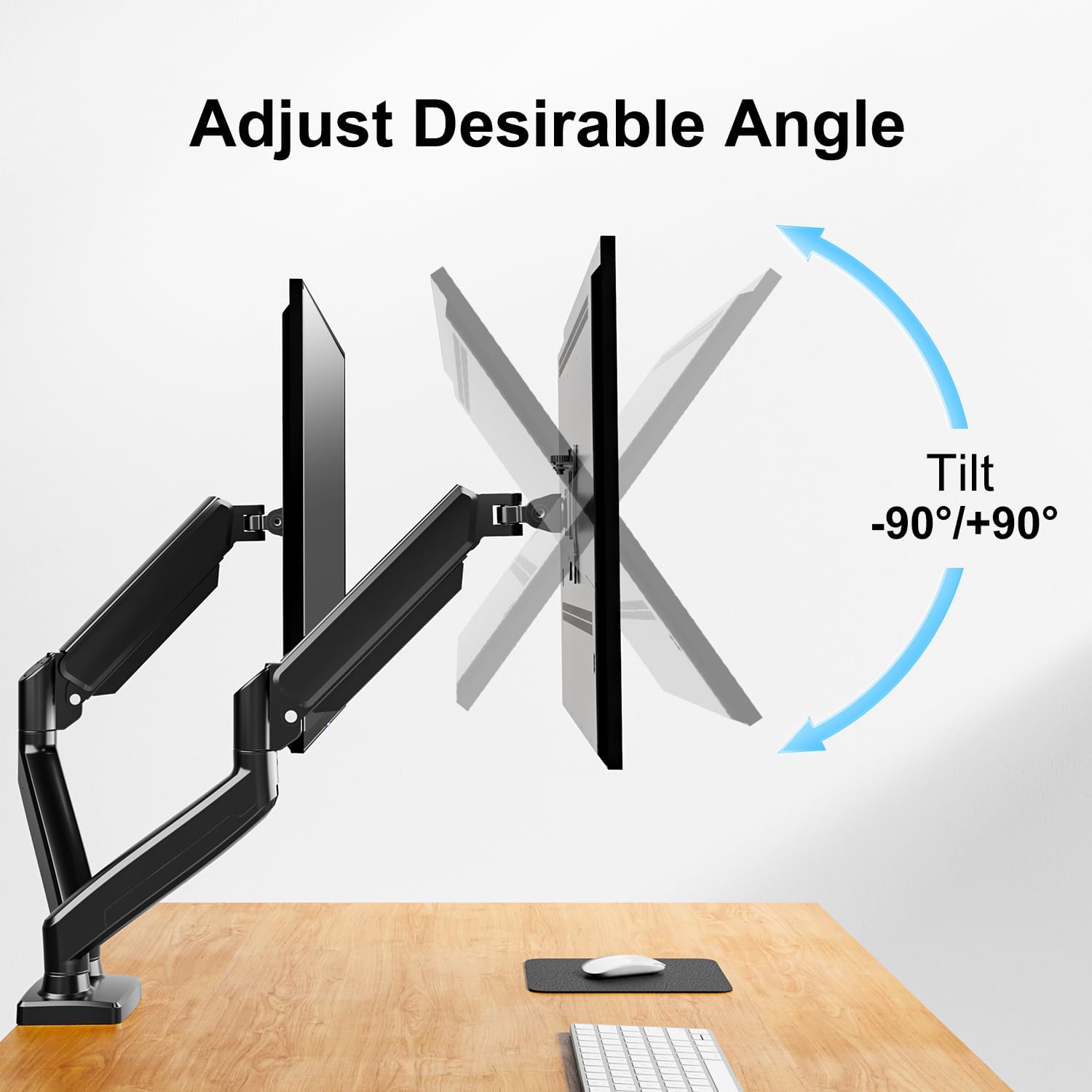 Adjust Desirable Angle

Tilt -90°/+90°