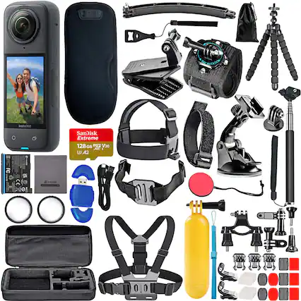300 POTATION Insta360
SanDisk Extreme 128 GB R V30 XC1 A2 FC FR L
: 1 - - Instaiso II OO1 O I