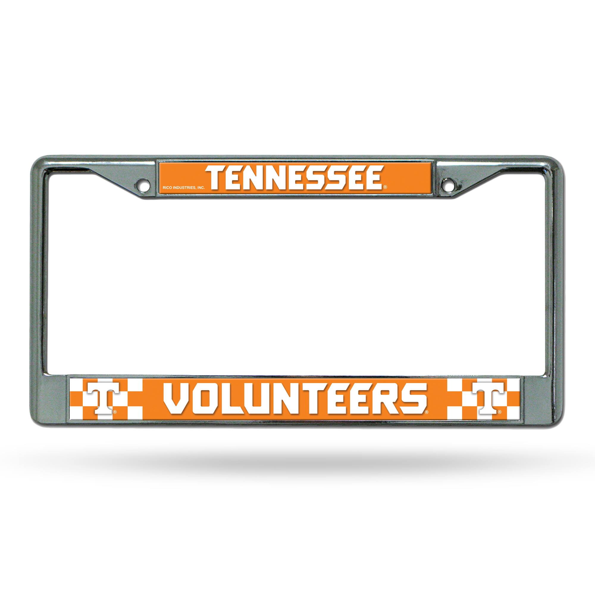 University of Tennessee Volunteers Chrome Metal License Plate Frame