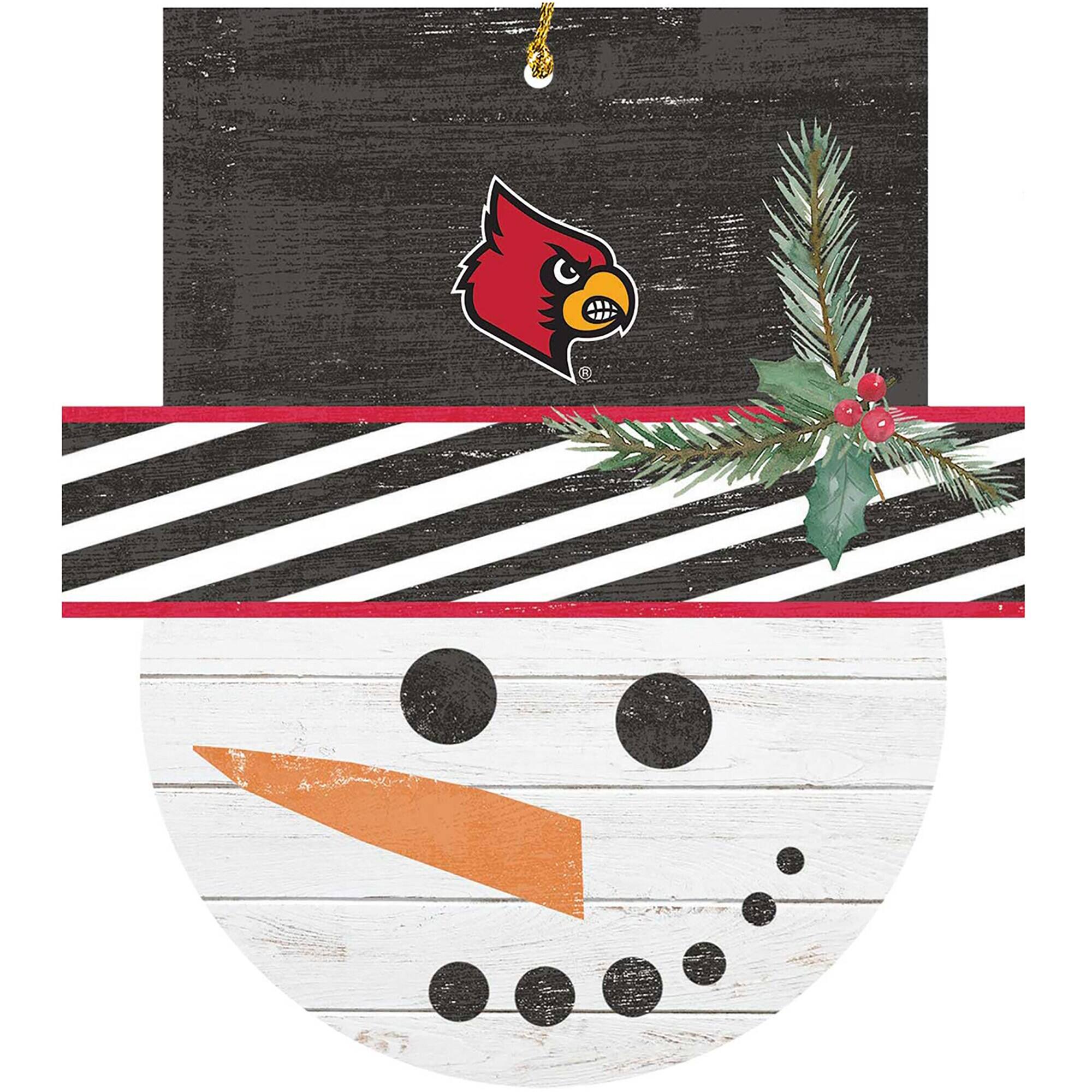 Alt View 3. Jardine - Louisville Cardinals Ornament Bundle - White.