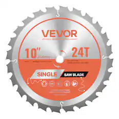 VEVOR
Affordable. Reliable. Home Improvement.
10"
254mm
24T
5/8" APERTURE
MAXIMUM SPEED 5500 RPM
Y66X
THICKNESS 0.098" (2.5mm)
SINGLE
SAW BLADE
VEVOR Support Center
www.vevor.com/support
Made in China
