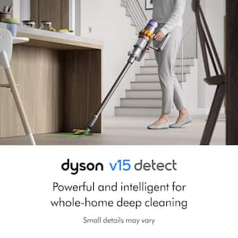Dyson V15 Detect Cordless Vacuum Yellow/Nickel - Best Buy Dyson V15 Detect Cordless Vacuum Yellow/Nickel - Best Buy