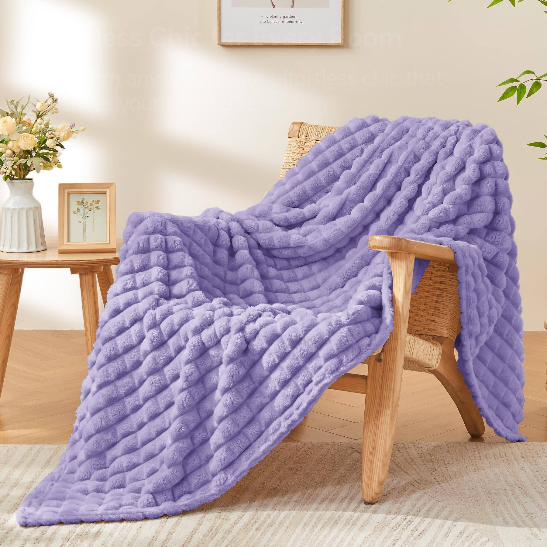 Lavender Throw(50"x60")