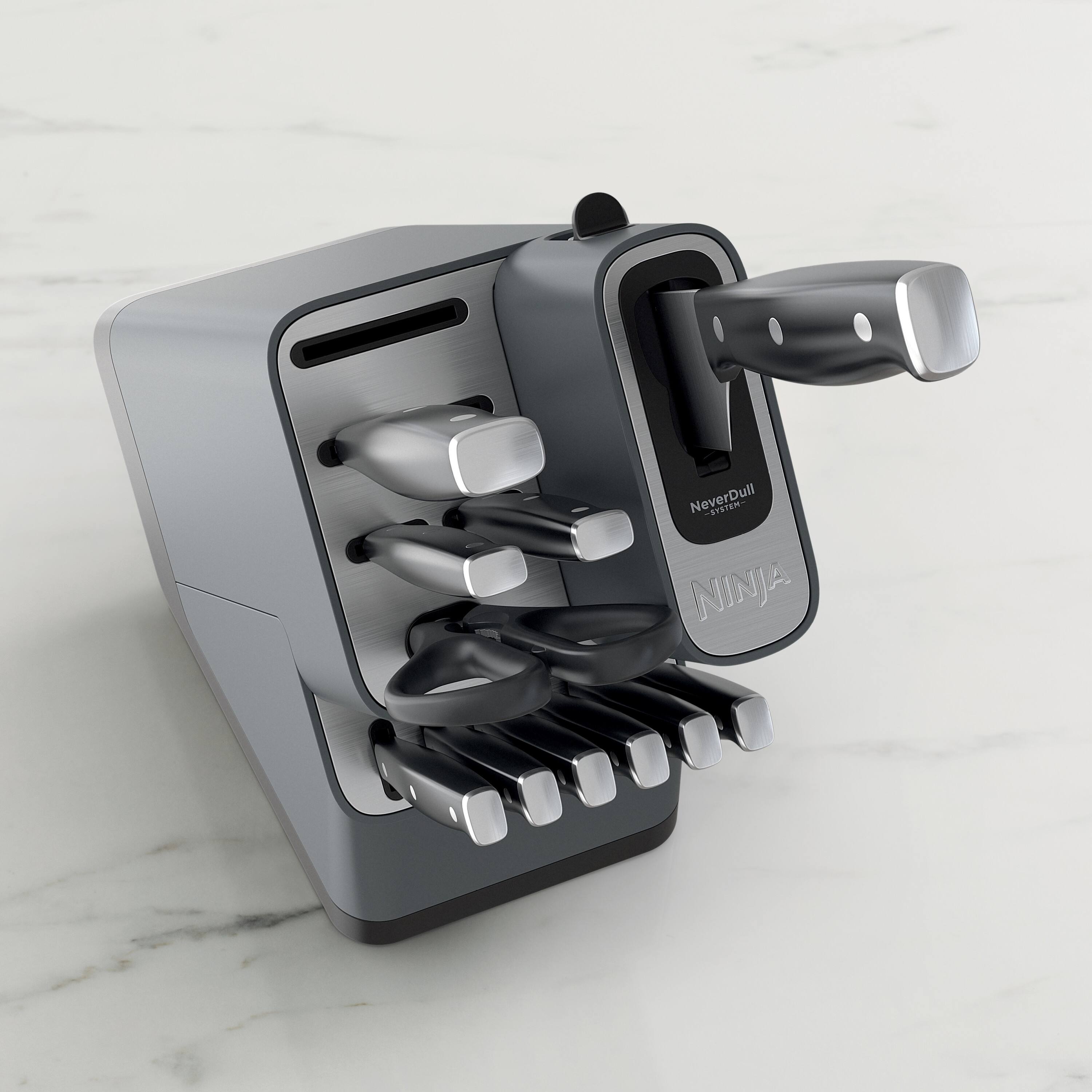 Ninja Foodi NeverDull Essential 12 Piece Knife System with Built