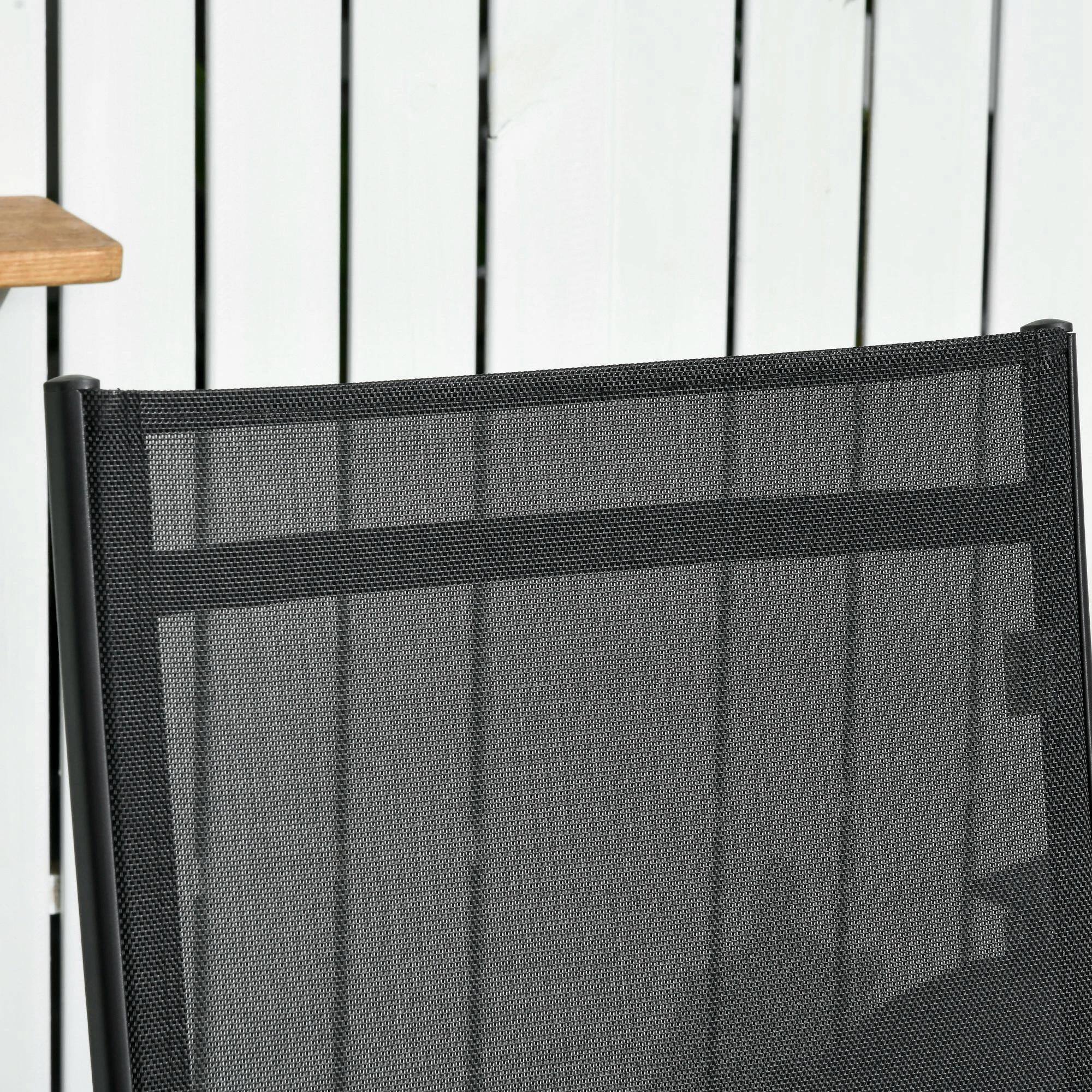 Alt View 1. Resenkos - ResenKos Outdoor Versatile Comfort Chairs With Wheels， 5-Level Adjustable Backrest For Patio, Beach, Yard, Black - Black.