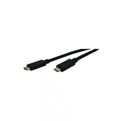 Front. Visiontek - USB-C 100W 2 Meter Charging Cable (M/M) - 6.56 ft USB-C Data Transfer Cable for Power Adapter, Smartphone, Tablet, Noteb - Black.