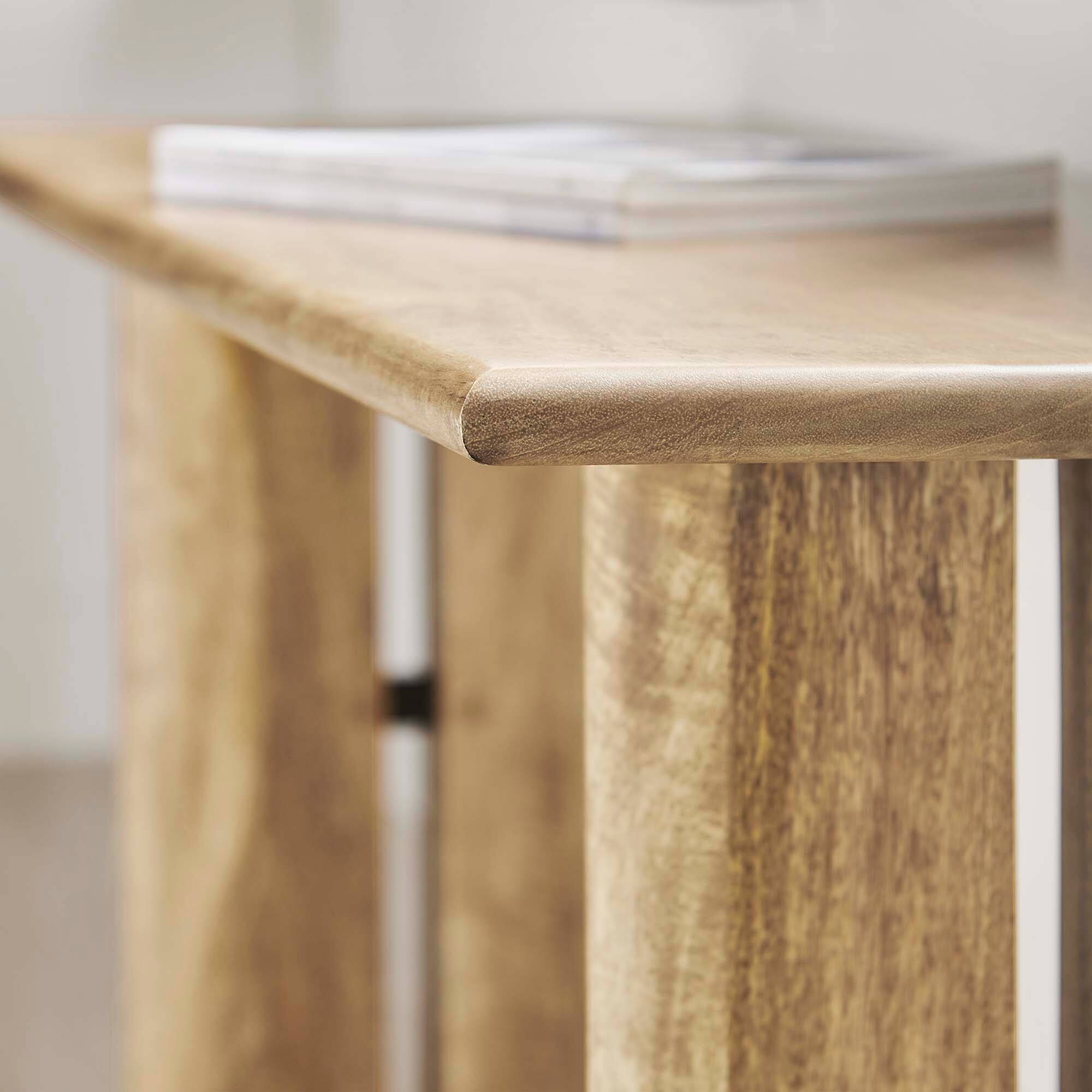 Alt View 6. Modway - Amistad 46" Wood Bench by Modway - Brown.