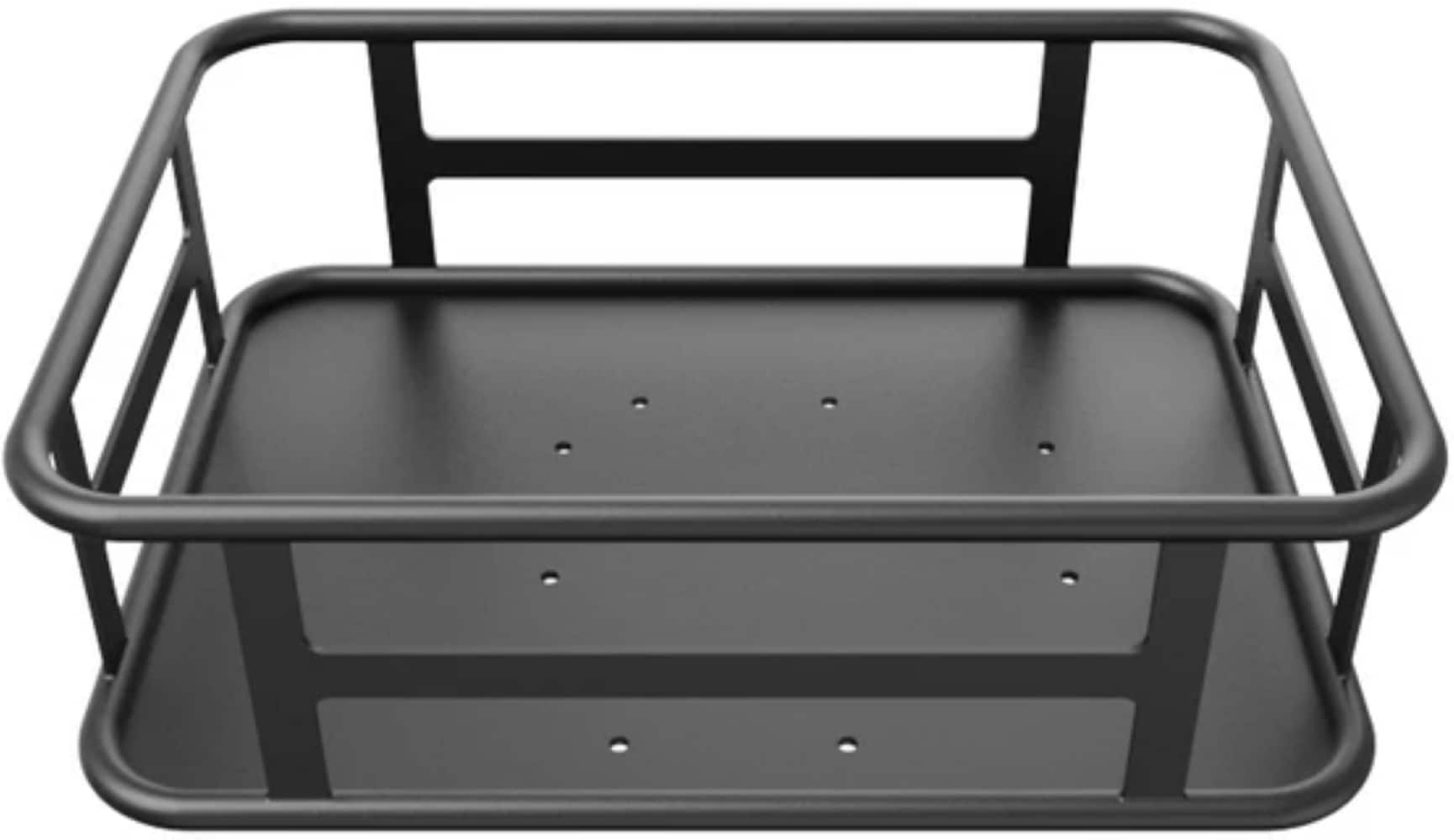 Heybike - Rear Basket Iron Bottom - Black - Front_Zoom