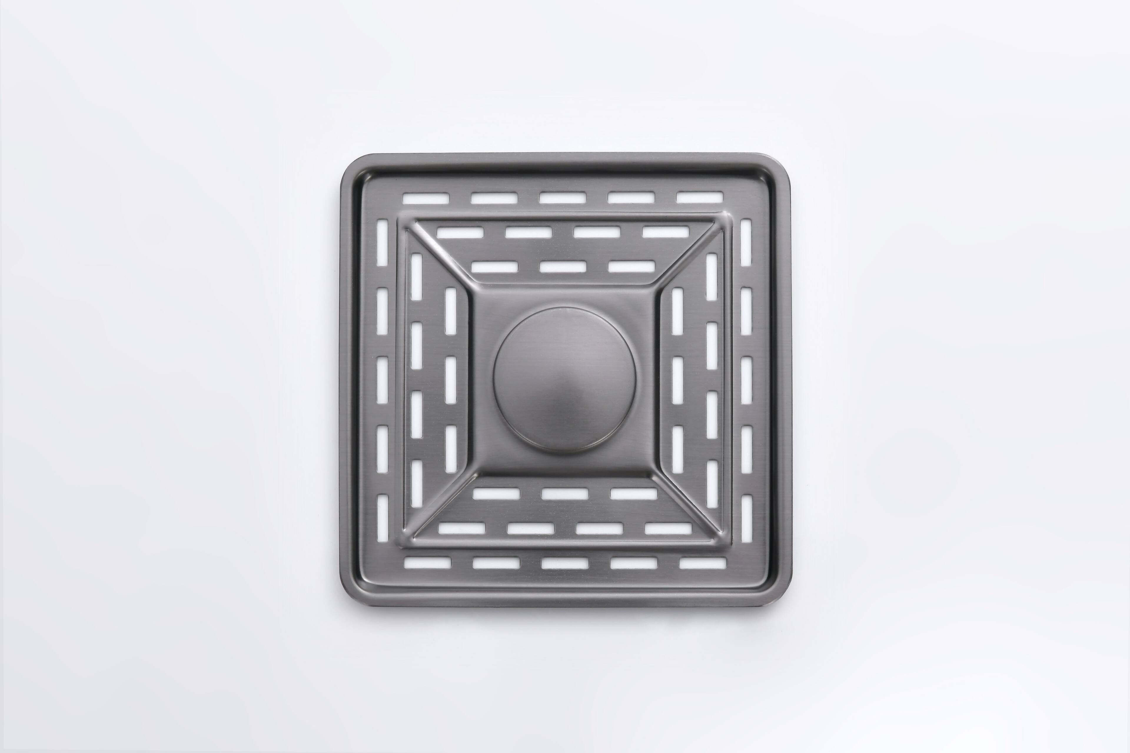 Alt View 2. APRILSOUL - Waterfall Kitchen Sink Stainless Steel Single Bowl Black Multifunctional Workstation Flying Rain Faucet Cutting Board - Black.