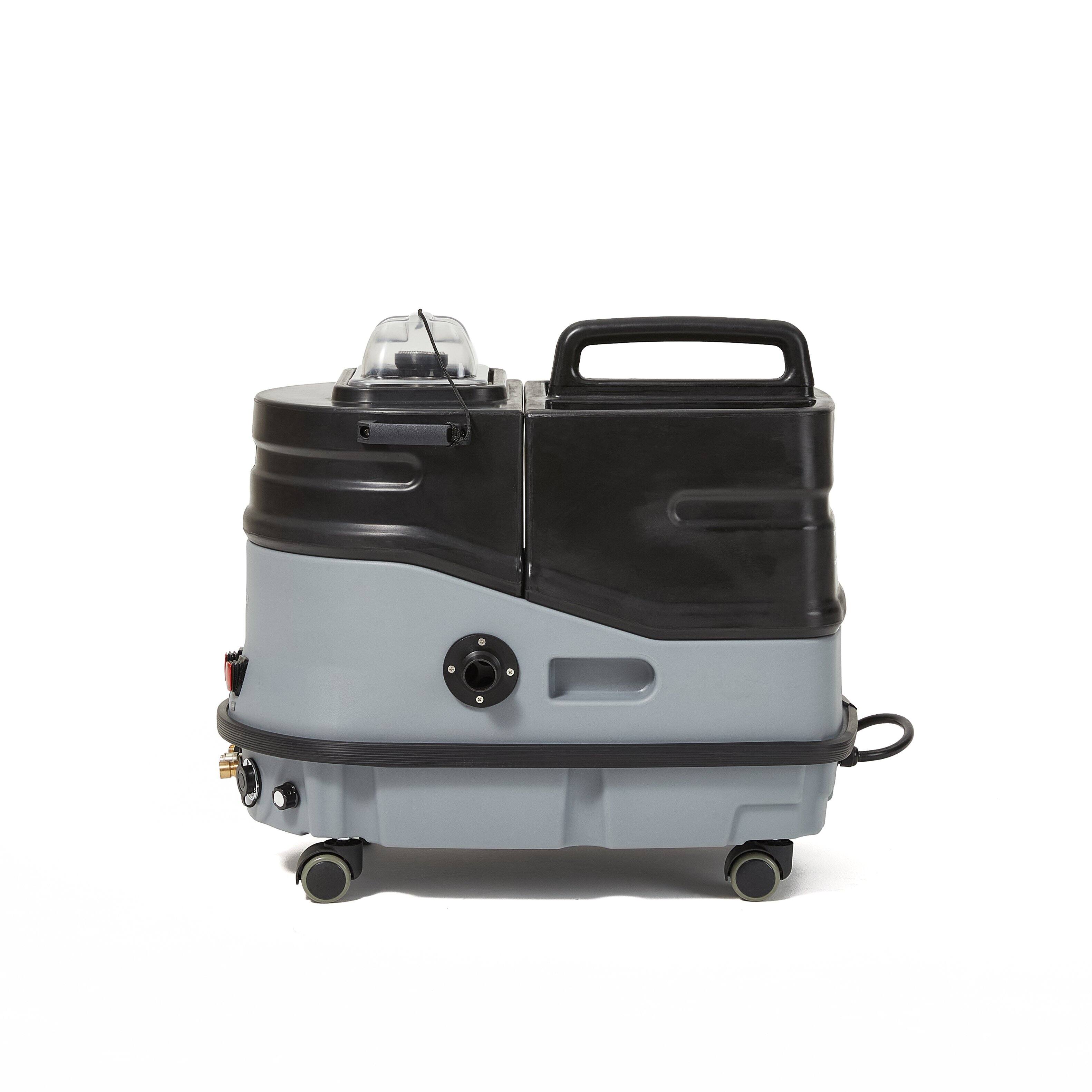 Alt View 6. Dapper Supply - Commercial 5-in-1 Carpet & Upholstery Cleaner, Extractor, Steam, Hot Water & Blower System - Gray.