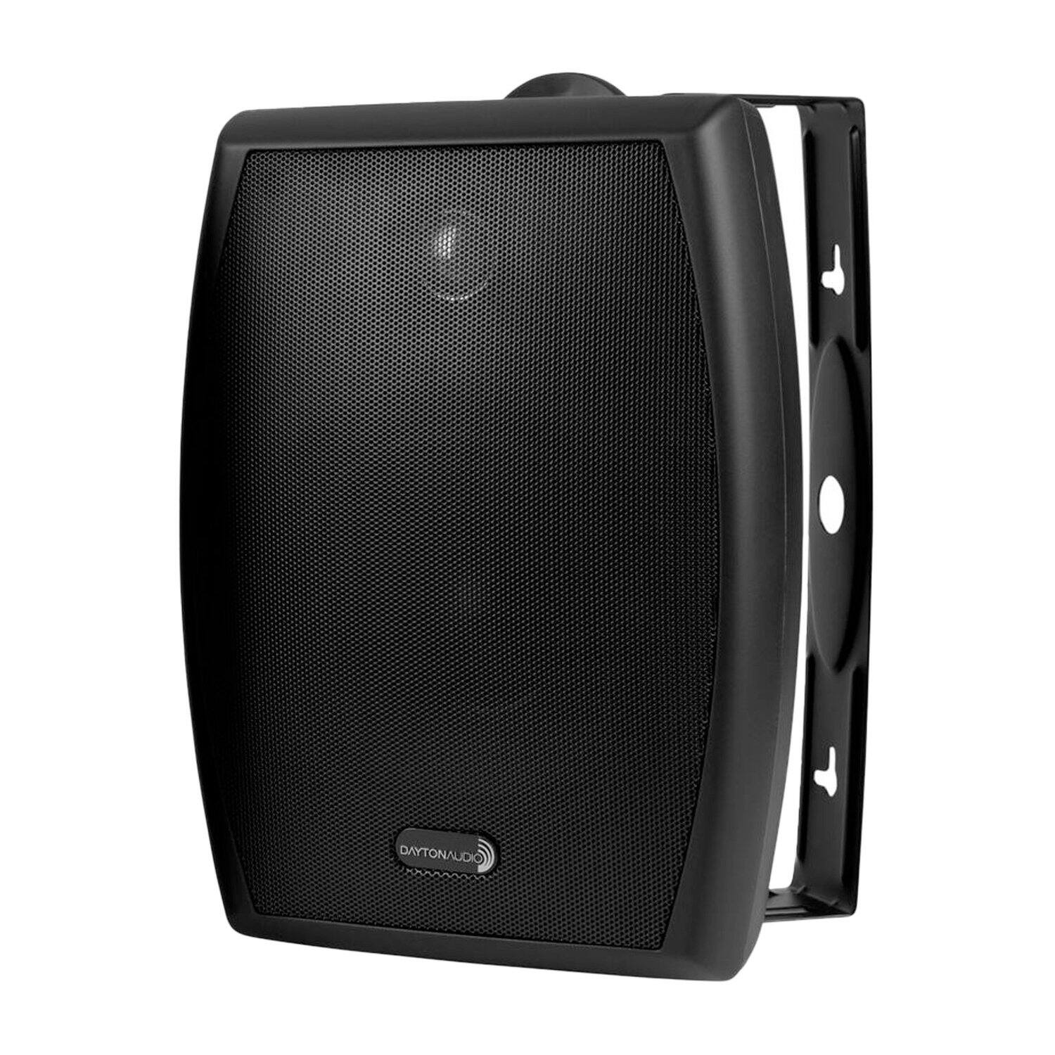 Alt View 3. Dayton Audio - IO-Series IO655 Indoor/Outdoor Speaker Set 6.5" Woofers, 70V Multi-Taps, 8 Ohms, 2 Count - Black.