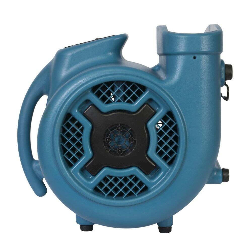 Alt View 1. XPOWER - 1 HP 3600 CFM 3 Speed Air Mover, Carpet Dryer, Floor Fan, Blower - Blue.