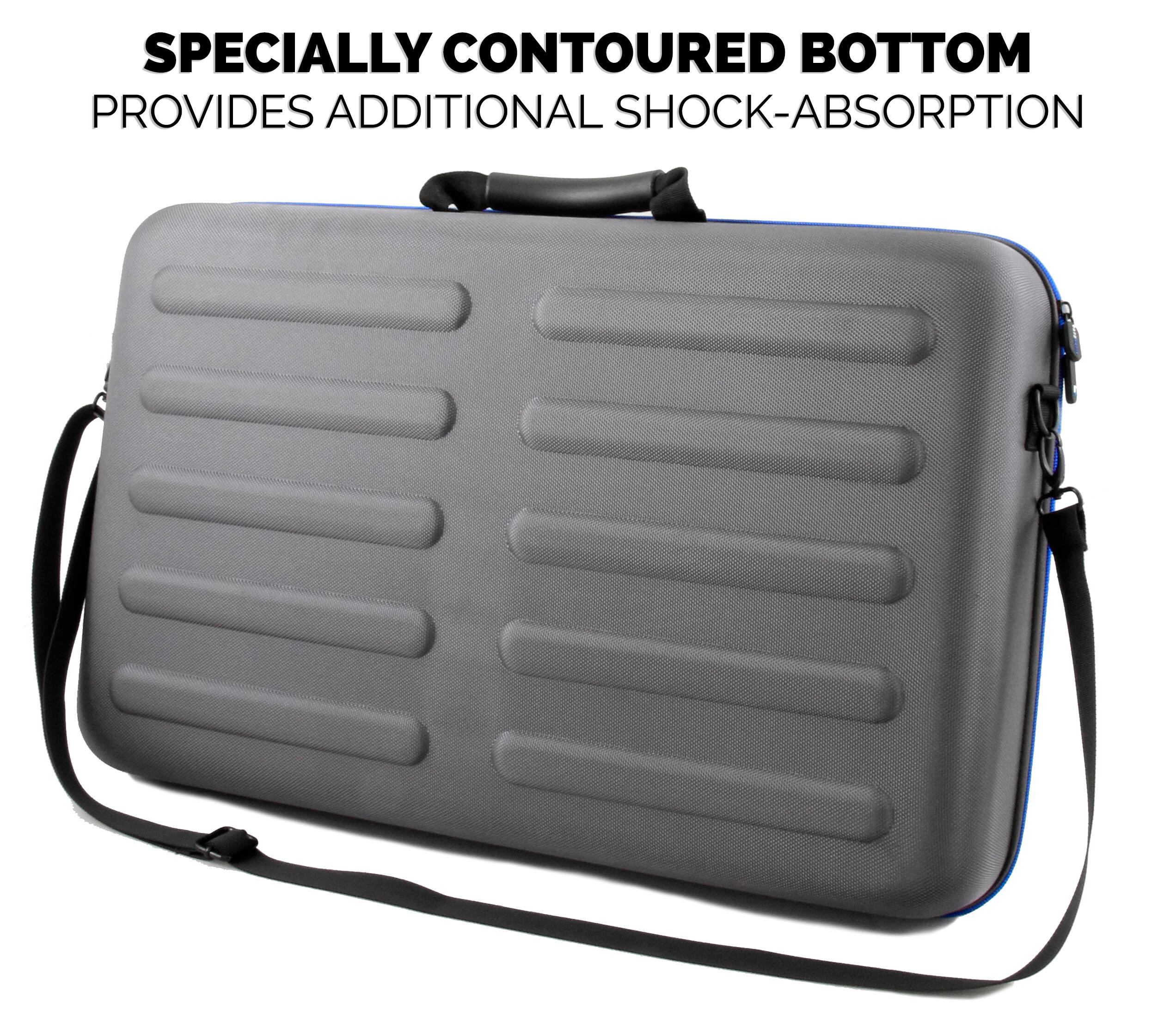 Specially Contoured Bottom  
Provides Additional Shock-Absorption