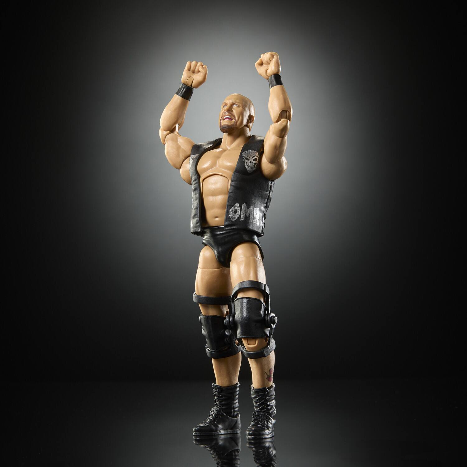 Alt View 3. Mattel - Mattel Collectible - WWE Elite Collection: Greatest Hits 6" "Stone Cold" Steve Austin Action Figure  - COLLECTIBLES - Multicolor.
