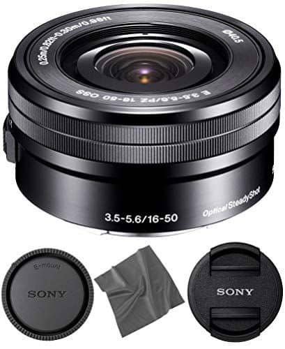 Bundle - Sony - SELP1650 16-50mm OSS Lens with AOM Pro Starter - Black price history on PriceWatchPro