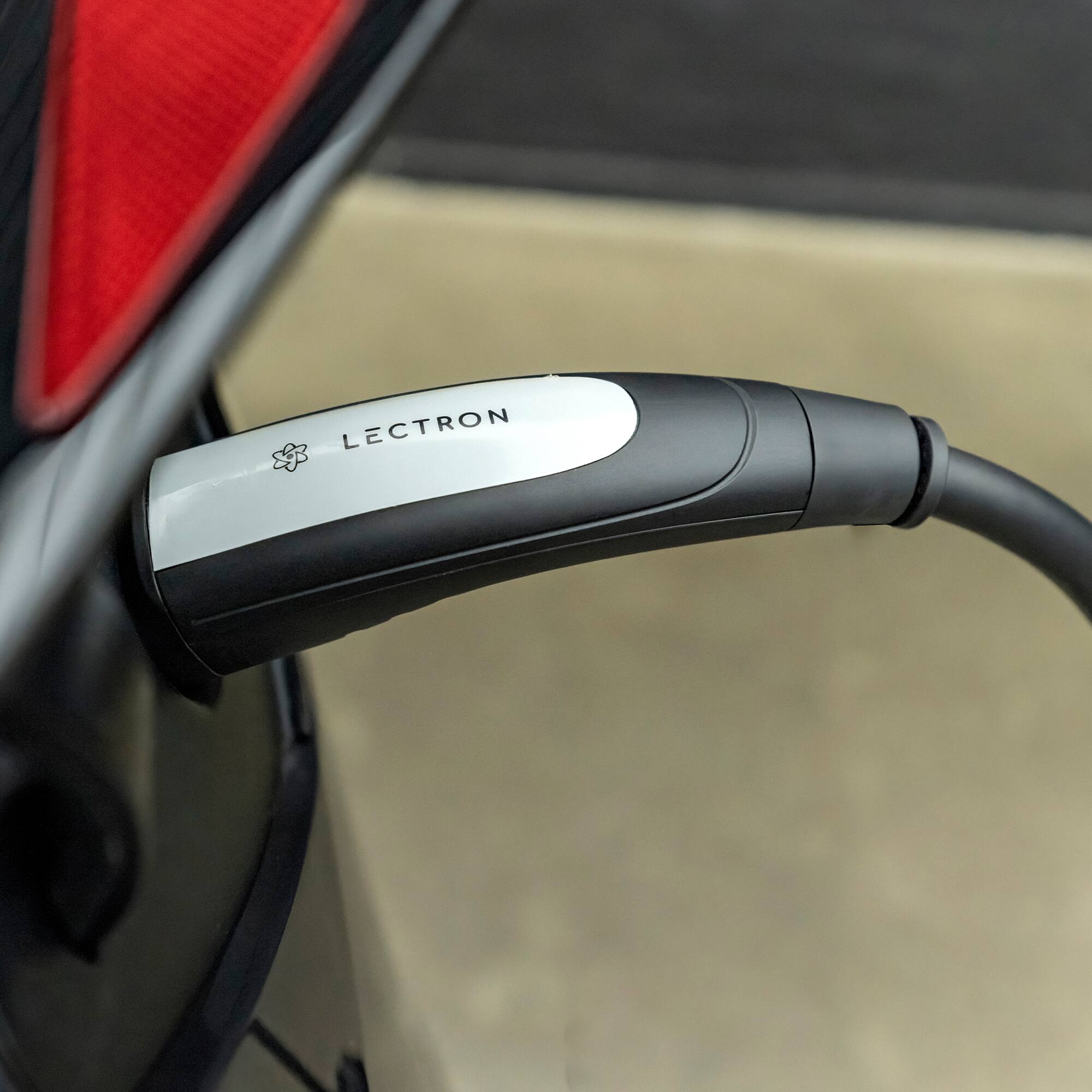 Alt View 15. Lectron - Tesla Level 2 NEMA-1450 V-Box Pro App & Wi-Fi Compatible Electric Vehicle (EV) Charging Station-up to 48A- 16' - White.