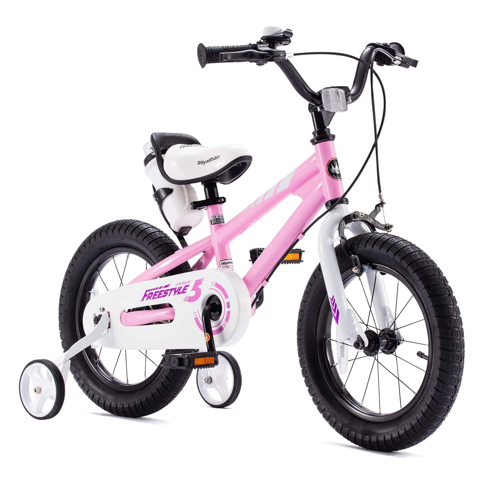 RoyalBaby - Freestyle Outdoor Kid's Bicycle with Training Wheels, 16 Inch - Pink price history on PriceWatchPro