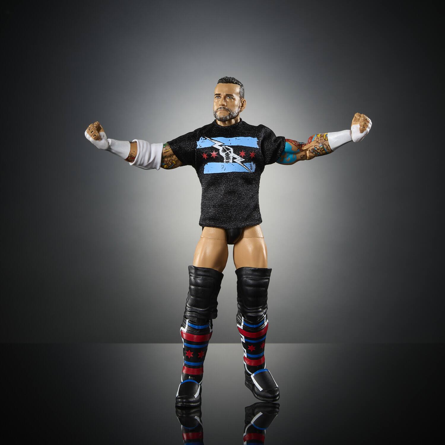 Alt View 3. Mattel - Mattel Collectible - WWE Elite Collection 6" CM Punk Action Figure   - Collectibles - Multicolor.