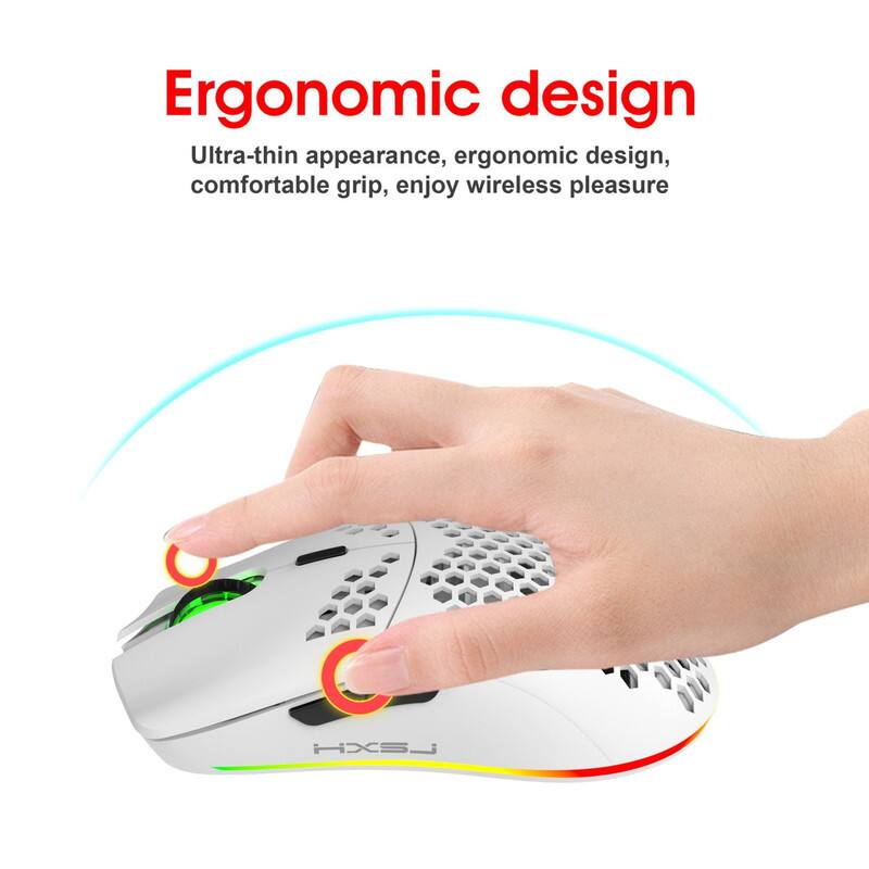 Ergonomic design

Ultra-thin appearance, ergonomic design, comfortable grip, enjoy wireless pleasure