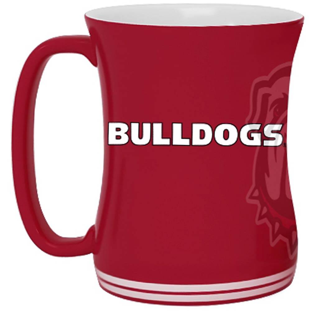 Alt View 2. Indigo Falls - Georgia Bulldogs 16oz. Sculpted Barista Mug - Red.