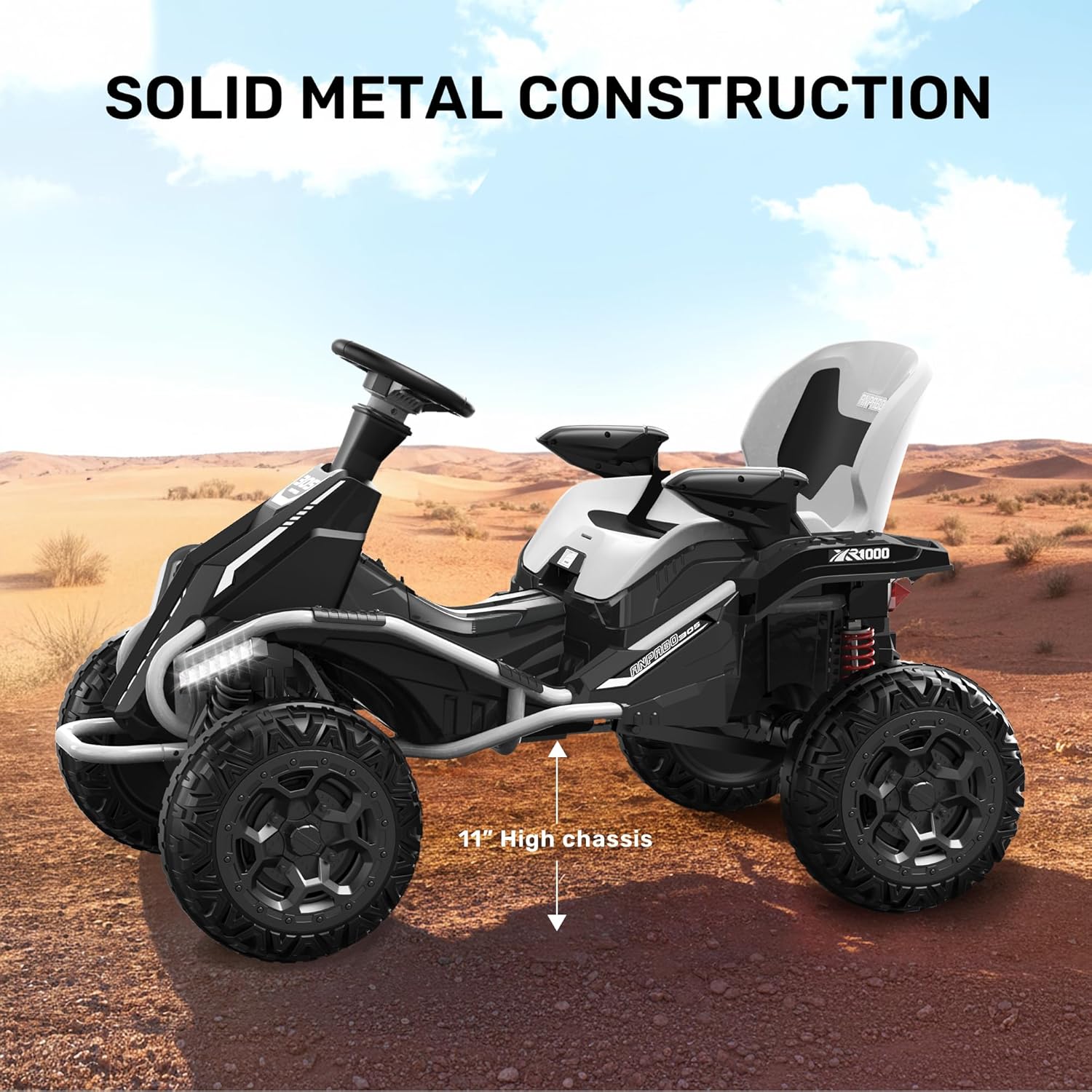 SOLID METAL CONSTRUCTION

R1000

11" High chassis