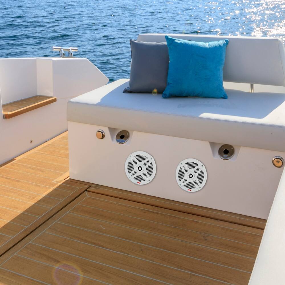 Alt View 5. Pyle - Pyle 6.5 Inch Marine Speakers - Coaxial 2-Way - None.