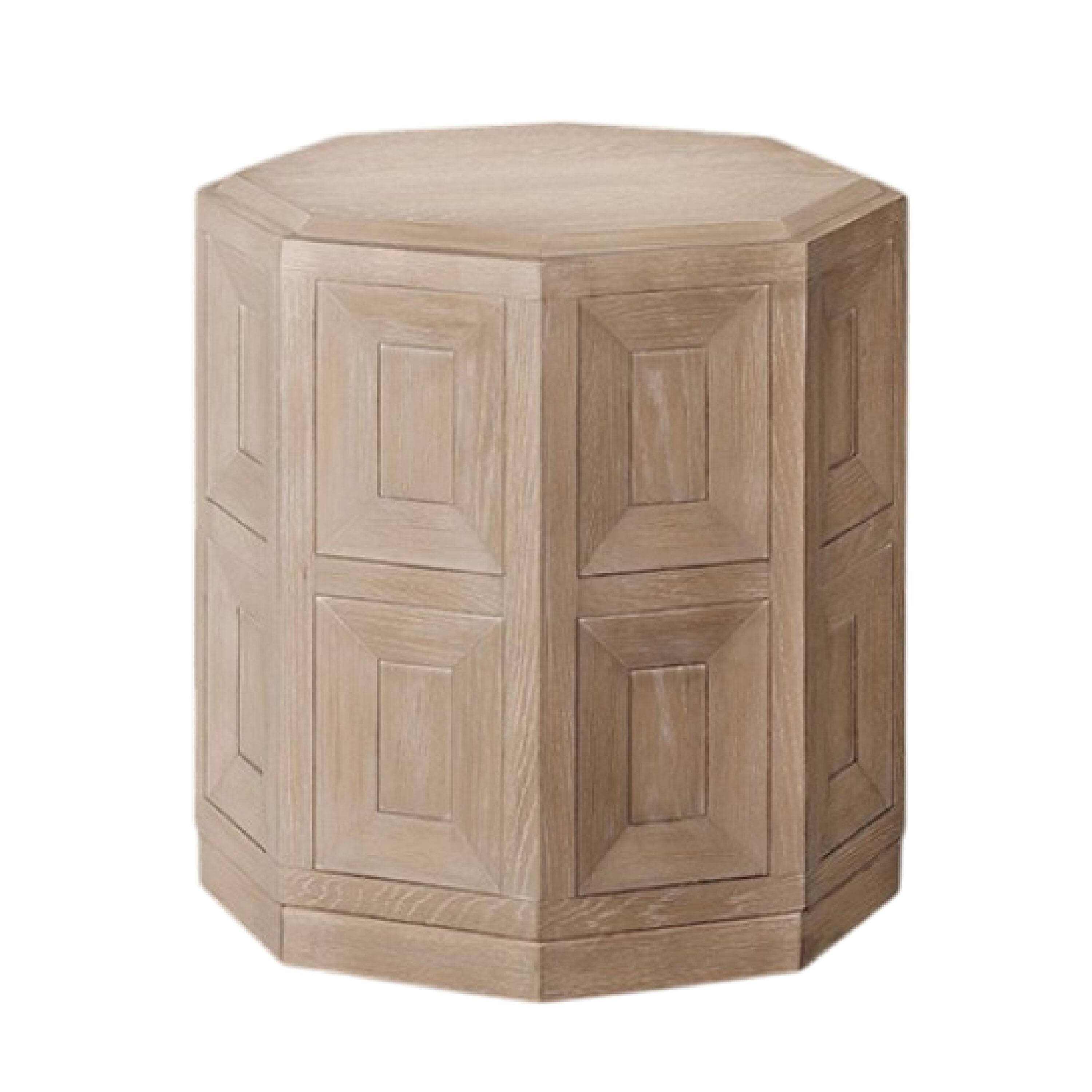 Angle. Manhattan Lane - Kizie Accent Side End Table, Tawny Brown Wood, Rectangular 20 Inch - Tawny.